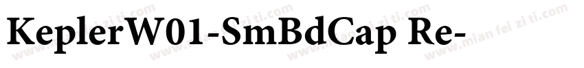 KeplerW01-SmBdCap Re字体转换